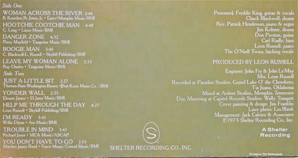 Freddie King : Woman Across The River (LP, Album)