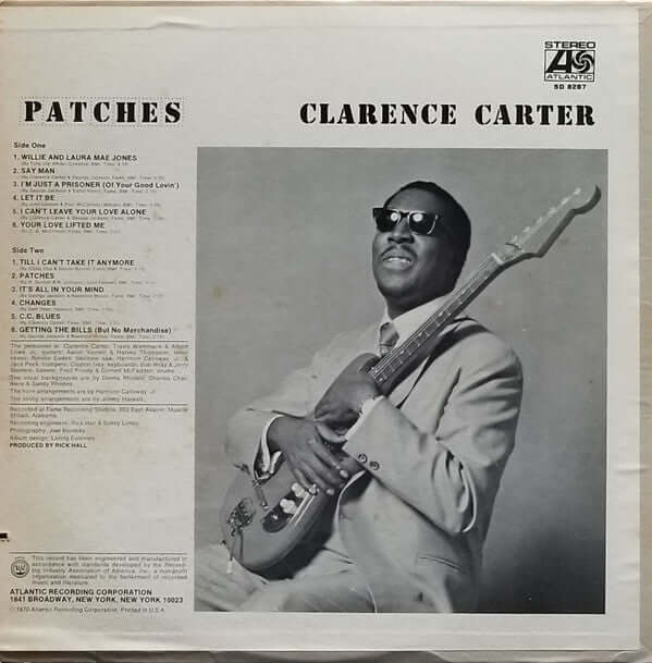 Clarence Carter : Patches (LP, Album, CTH)