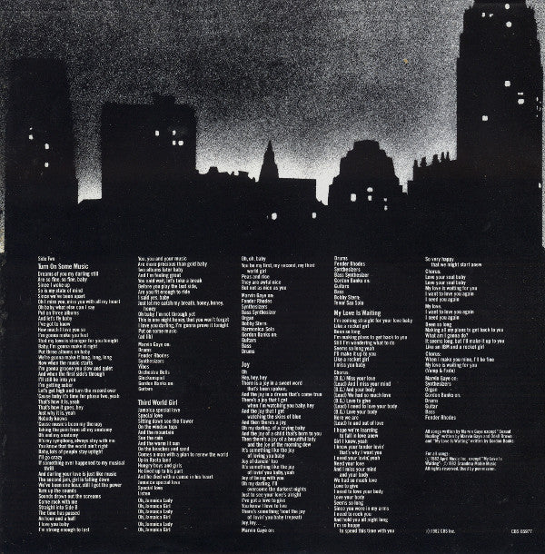 Marvin Gaye : Midnight Love (LP, Album)
