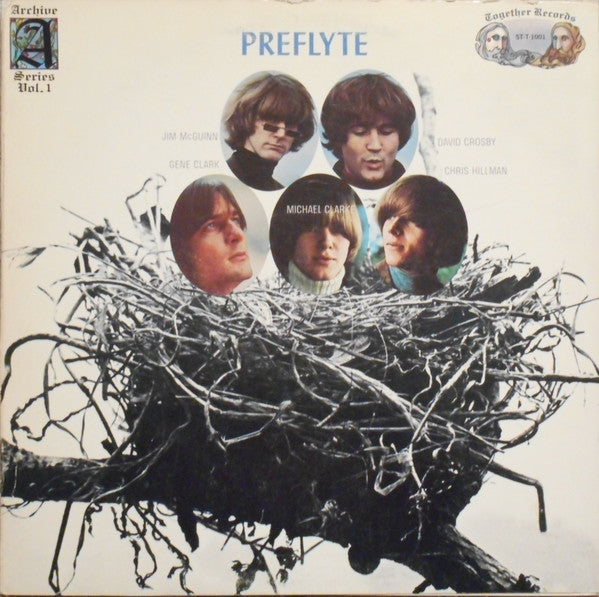 David Crosby, Jim McGuinn, Chris Hillman, Gene Clark, Michael Clarke : Preflyte (LP, Uni)