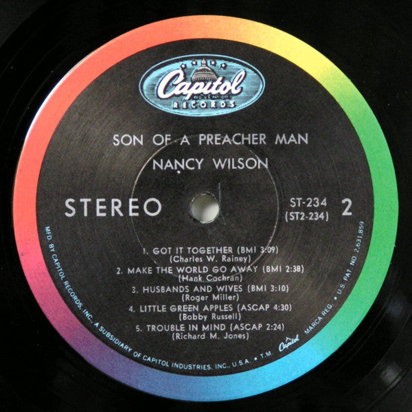 Nancy Wilson : Son Of A Preacher Man (LP, Album)