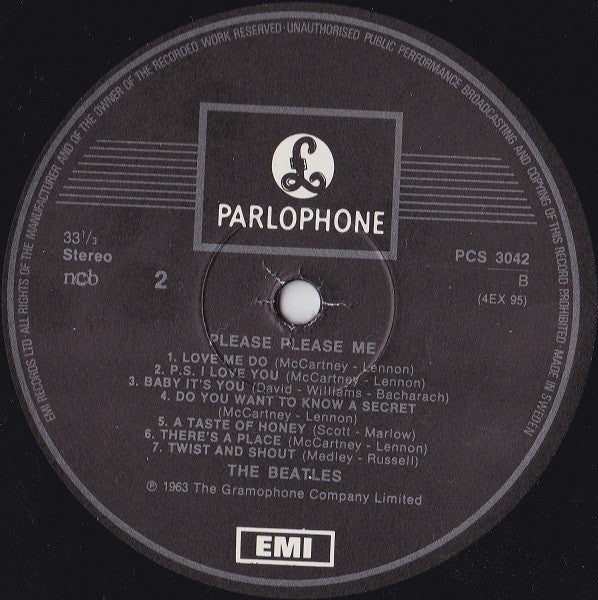 The Beatles : Please Please Me (LP, Album, RE)