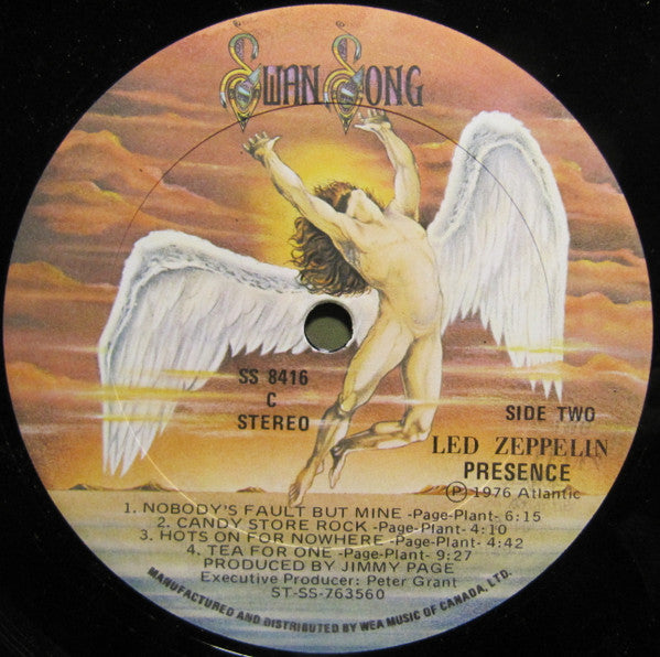 Led Zeppelin : Presence (LP, Album, RE, C)