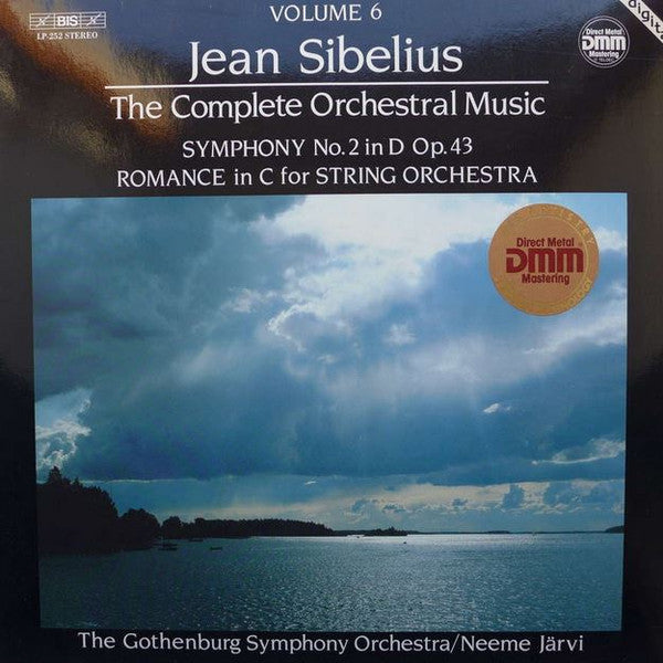 Jean Sibelius - The Gothenburg Symphony Orchestra* / Neeme Järvi : Symphony No. 2 In D Op. 43 / Romance In C For String Orchestra (LP, Album, Gat)