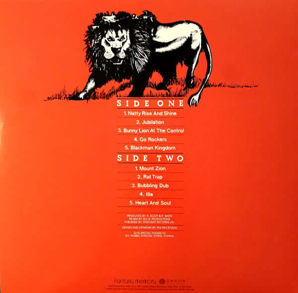 Bunny Lion : Red (LP, Album, RE)