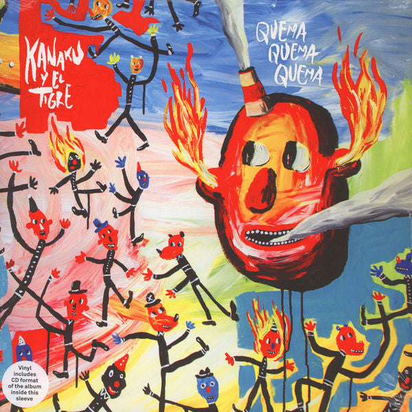 Kanaku Y El Tigre : Quema Quema Quema (LP, Album + CD, Album)