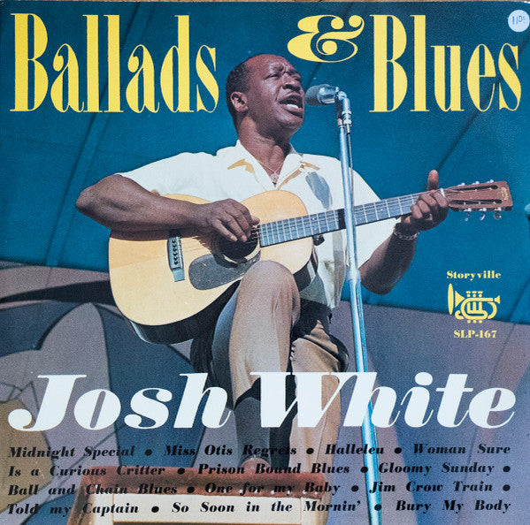 Josh White :  Ballads & Blues (LP, Album, Mono)