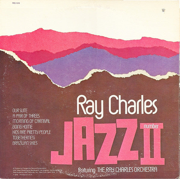 Ray Charles : Jazz Number II (LP, Album, Gat)