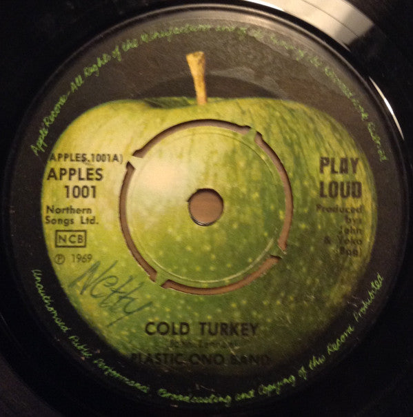 The Plastic Ono Band : Cold Turkey (7", Single)