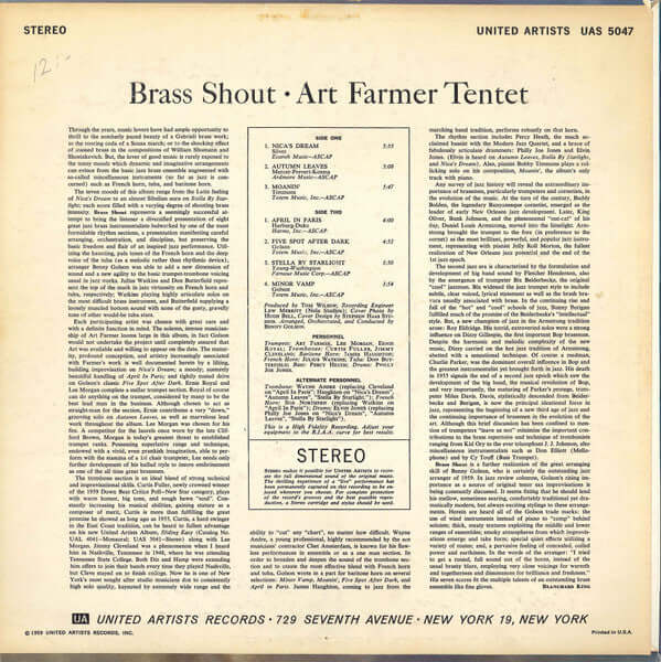 Art Farmer : Brass Shout (LP, Album)