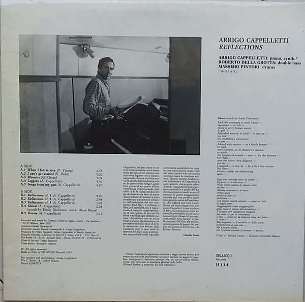 Arrigo Cappelletti : Reflections (LP, Album)
