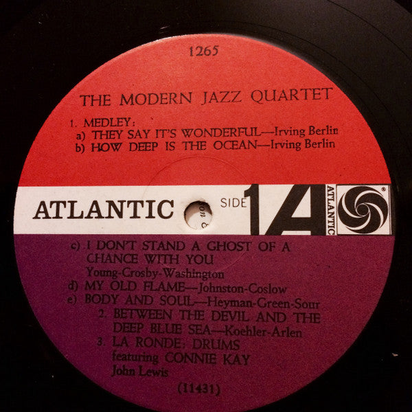 The Modern Jazz Quartet : The Modern Jazz Quartet (LP, Album, Mono, RP)