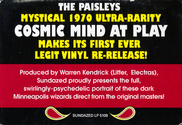 The Paisleys : Cosmic Mind At Play (LP, Album, RE)