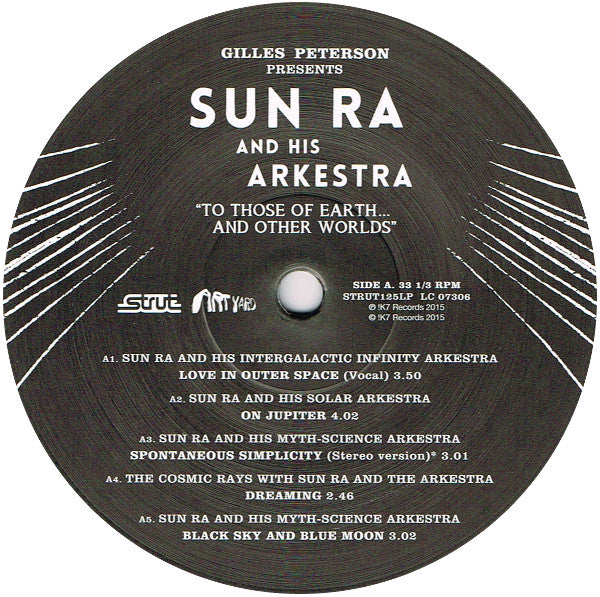 Sun Ra And His Arkestra ~ To Those Of Earth... And Other Worlds (Vinyl) - Djungel & Jazz