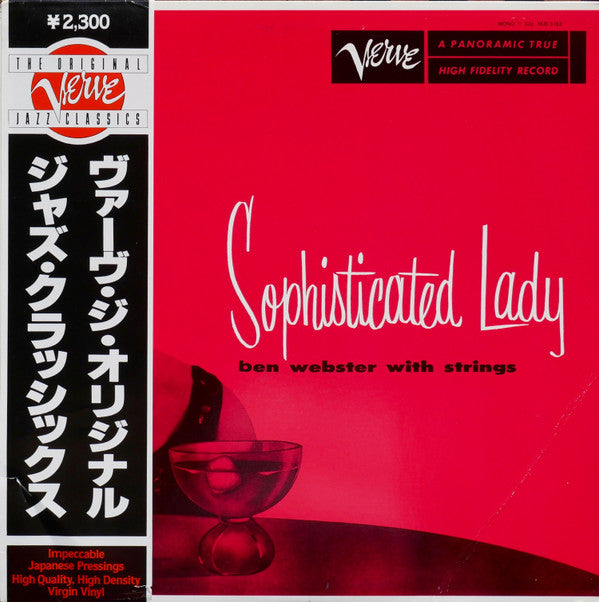 Ben Webster With Strings : Sophisticated Lady (LP, Album, Mono, RE)