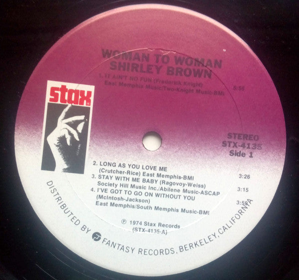 Shirley Brown : Woman To Woman (LP, RE)