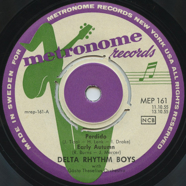 The Delta Rhythm Boys : Perdido (7", EP)