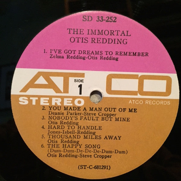 Otis Redding : The Immortal Otis Redding (LP, Album)