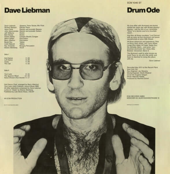 Dave Liebman* : Drum Ode (LP, Album)