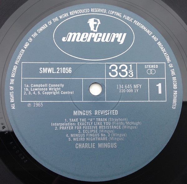 Charles Mingus : Mingus Revisited (LP, Album, RE)