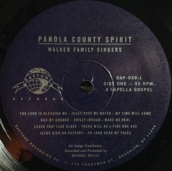 Walker Family Singers : Panola County Spirit (LP, Album)