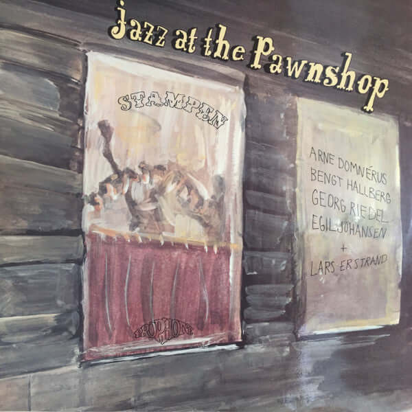 Arne Domnérus, Bengt Hallberg, Georg Riedel, Egil Johansen + Lars Erstrand : Jazz At The Pawnshop (2xLP, Album, Gat)