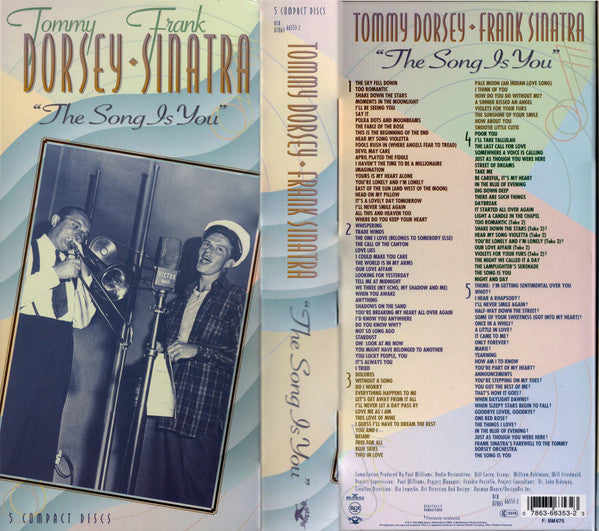 Tommy Dorsey ♦ Frank Sinatra : The Song Is You (5xCD, Album, RM + Box, Comp)