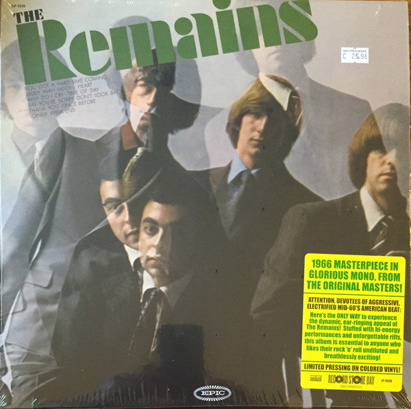 The Remains : The Remains (LP, Album, RSD, Mono, Ltd, RE, Whi)