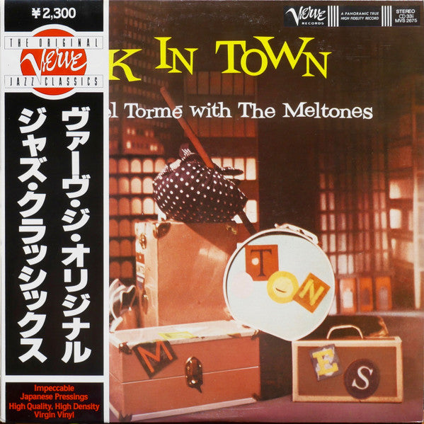 Mel Tormé With The Mel-Tones : Back In Town (LP, Album, RE)
