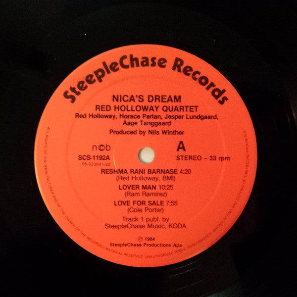 Red Holloway Quartet : Nica's Dream (LP, Album)