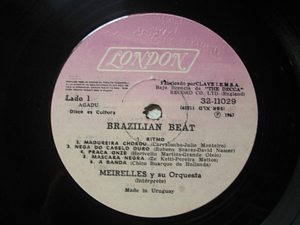 Meirelles E Sua Orquestra : Brazilian Beat Vol. 2 (LP)