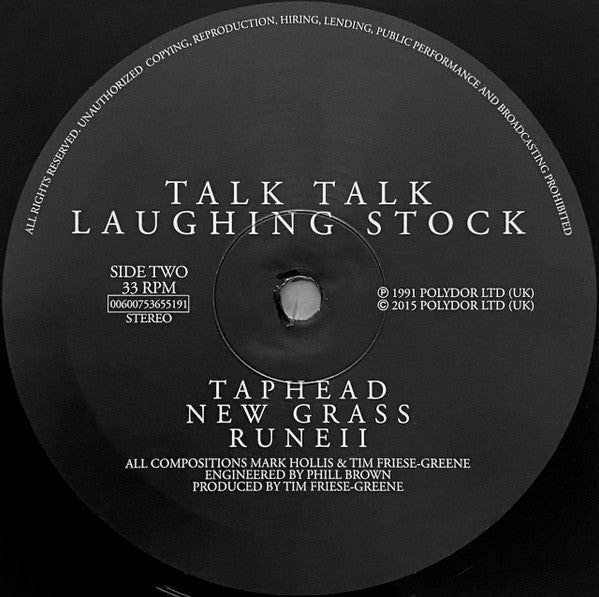 Talk Talk : Laughing Stock (LP, Album, RE, 180)