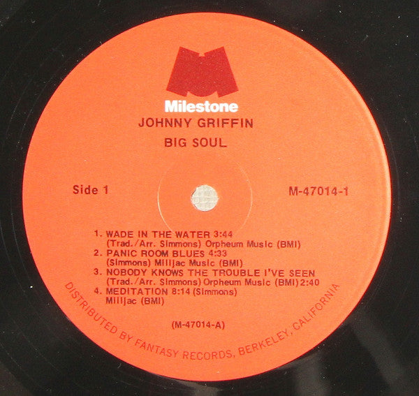 Johnny Griffin : Big Soul (2xLP, Comp)