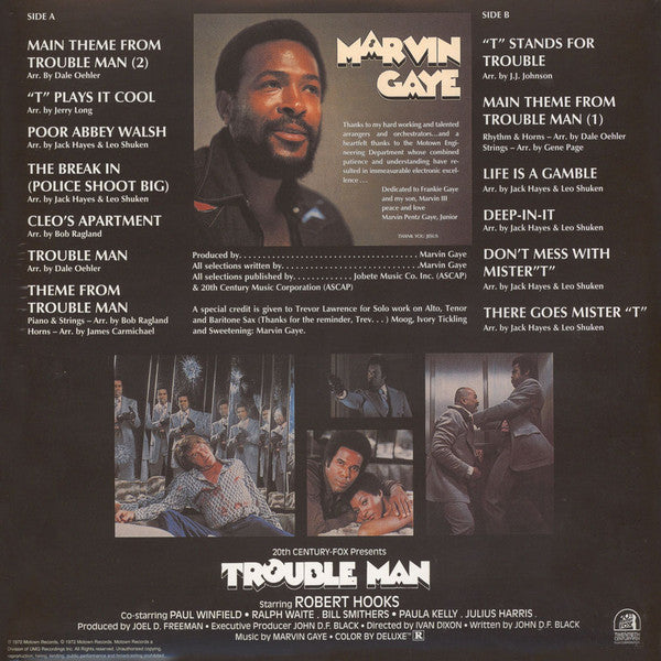 Marvin Gaye : Trouble Man (LP, Album, RE, 180)