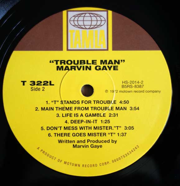 Marvin Gaye : Trouble Man (LP, Album, RE, 180)