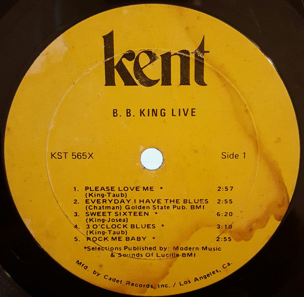 B.B. King : Live (LP, Album)
