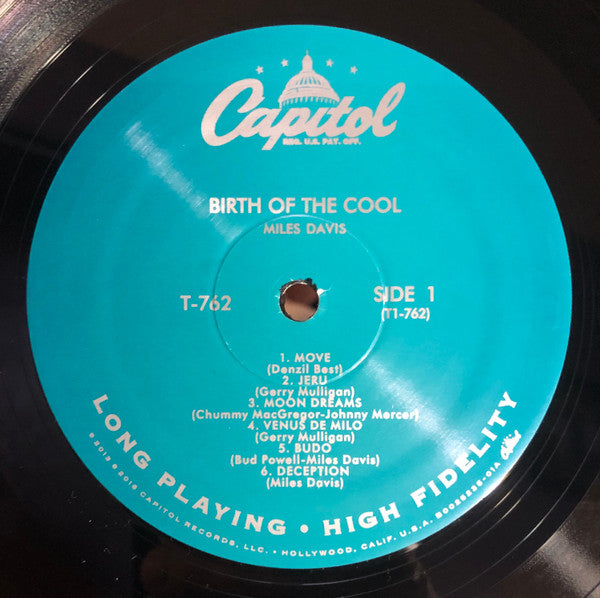 Miles Davis : Birth Of The Cool (LP, Comp, Mono, RE)