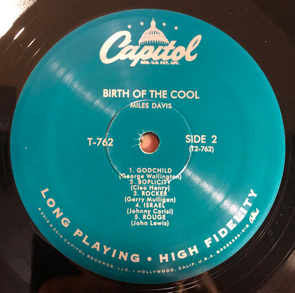 Miles Davis : Birth Of The Cool (LP, Comp, Mono, RE)