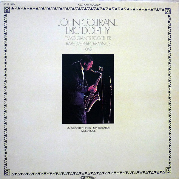 John Coltrane / Eric Dolphy : Two Giants Together - Rare Live Performance 1962 (LP, Album, RE)