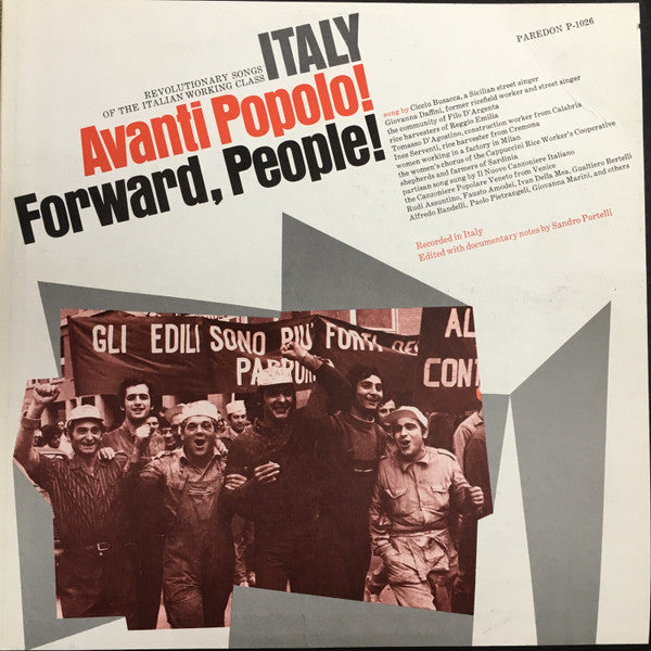 Various : Avanti Popolo! Forward, People! (LP, Album)