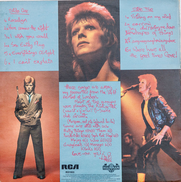 Bowie* : Pinups (LP, Album)