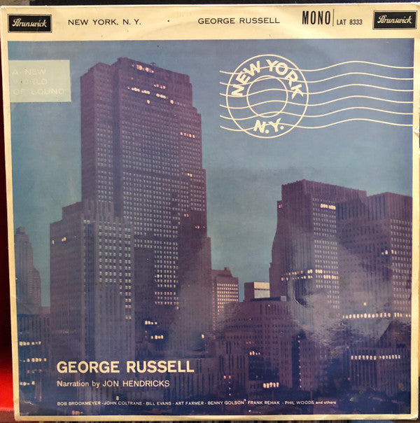 George Russell And His Orchestra* : New York, N.Y. (LP, Album, Mono)