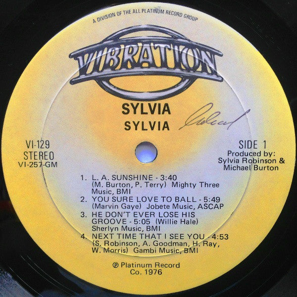 Sylvia Robinson : Sylvia (LP, Album)
