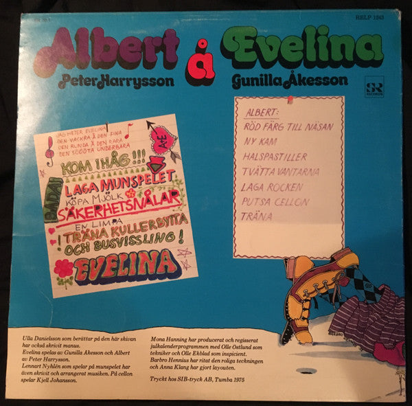 Peter Harryson, Gunilla Åkesson : Albert & Evelina (LP, Album)