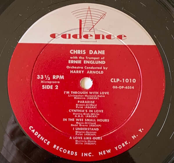 Chris Dane : Smart Songs For The Smart Set (LP, Mono)