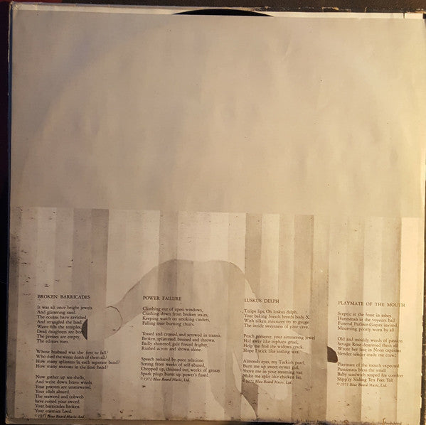 Procol Harum : Broken Barricades (LP, Album, RE)